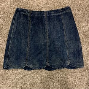 *Barely worn* Altered state jean skirt.
